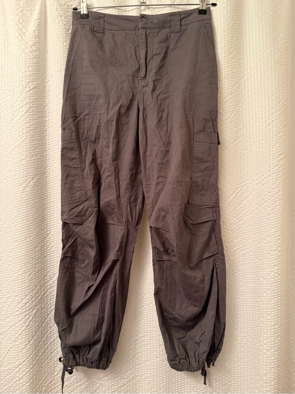 NA-KD NAKD Cargo Jogger Pants Sz US 4 EUR 36 Gray Asos Chic Streetwear